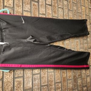 Nike grey and Pink Track Pants
